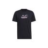 T Shirts Men's Black Crew Neck Moderate Straight Fit HS2530
