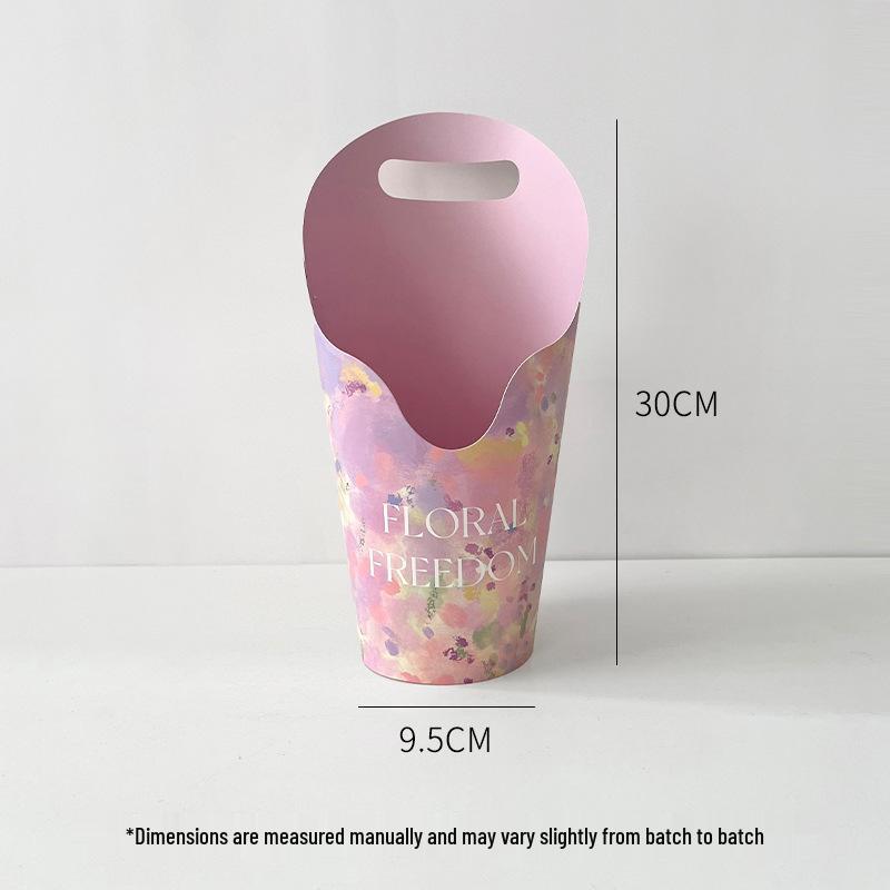 Xin Sheng DIY Floral Art Handheld Bouquet Box for Flower Arrangements