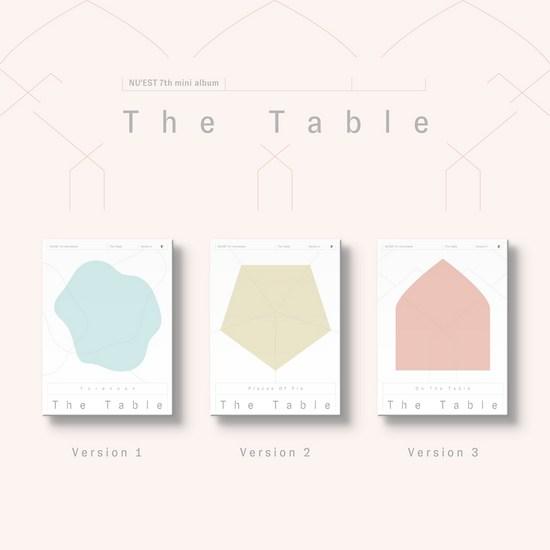 

NU EST - THE TABLE 7th mini album 3-piece set