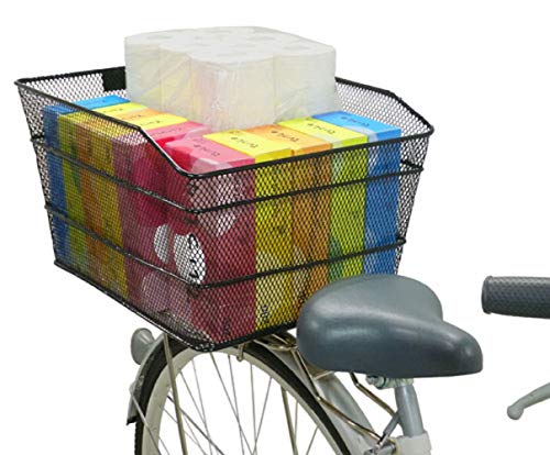 Shoyo Mesh Basket, Extra Big, Fixed Type, Rear, Black, Y-5248