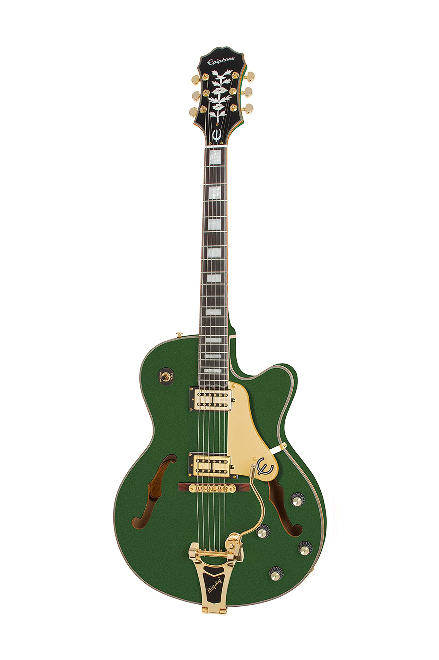 

Повністю акустична гітара Epiphone Emperor Swingster Forest Green Metallic Epiphone