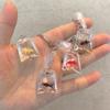 Creative Simulation Goldfish Carp Keychain Personalized Transparent Fish Keychain Pendant Exquisite Backpack Decoration Gifts