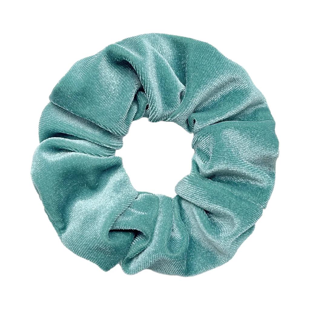 45 Colors Large Vintage Velvet Scrunchies Girls Elastic Hair Bands Ponytail Holder Ties Rubber Bands Fashion Women Accessories