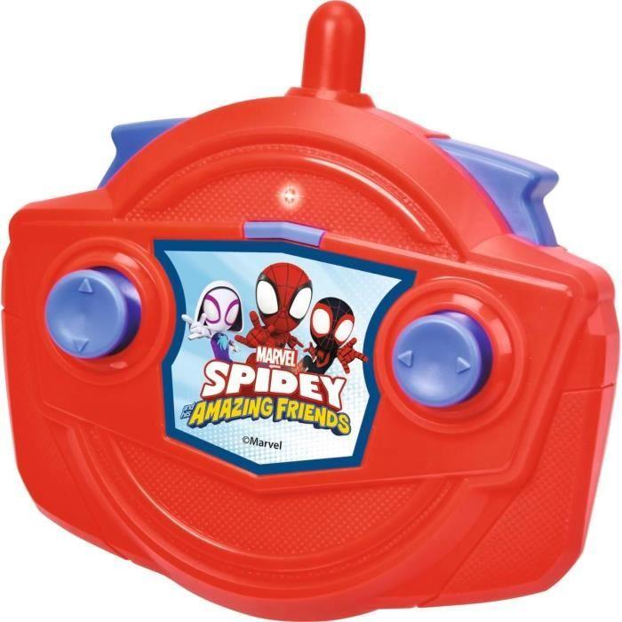 SMOBY - Spidey - Voiture radiocommandée - 17cm - Figurine Spidey incluse