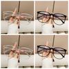 4 PCS Anti Blue Light Blocking Glasses Clear Anti Radiation Glasses Replaceable Lens for Women/Men