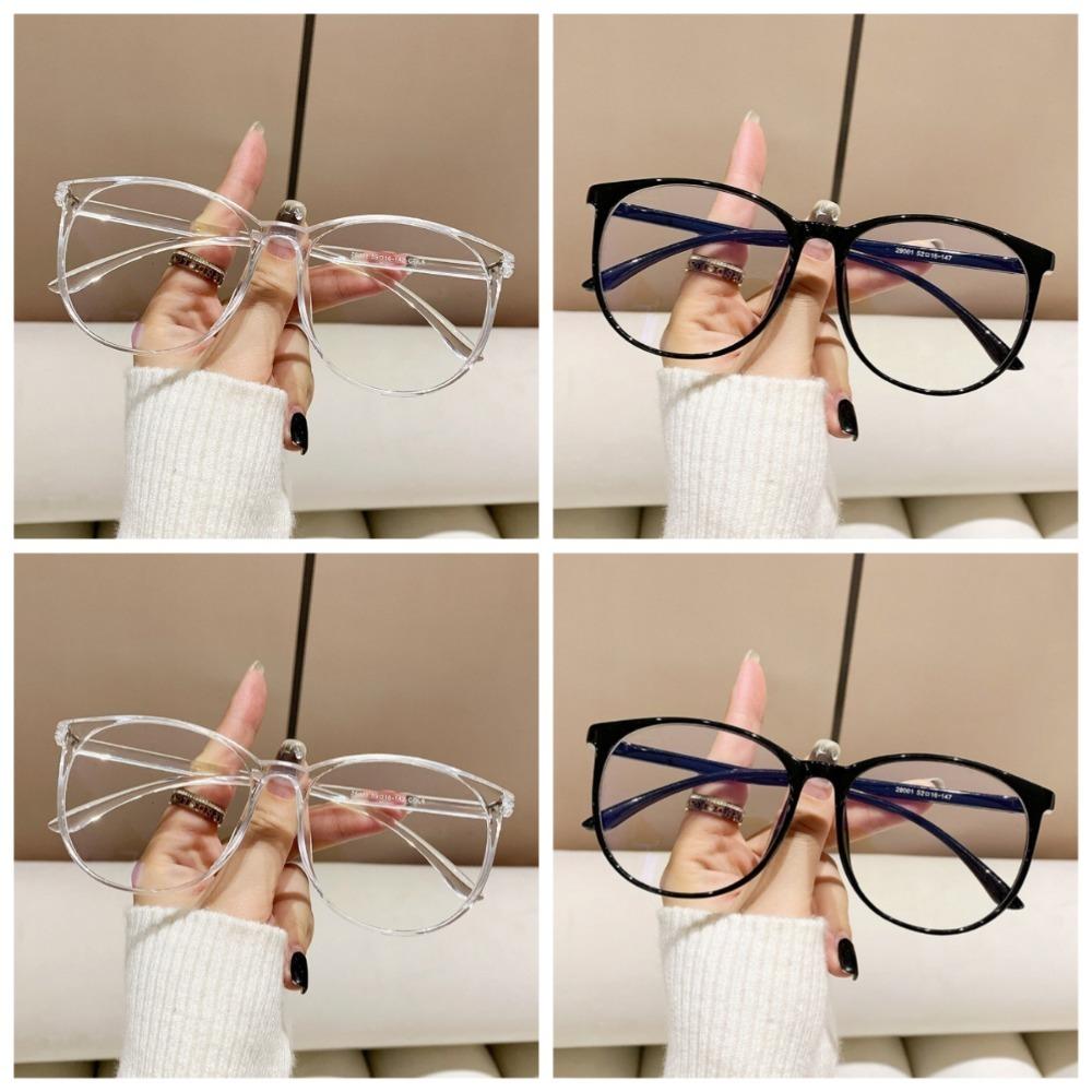 4 PCS Anti Blue Light Blocking Glasses Clear Anti Radiation Glasses Replaceable Lens for Women/Men