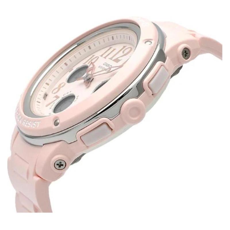 Casio CASIOBABY-G series, retro, simple, energetic, classic pointer, three-eye dual display, digital scale, waterproof, quartz movement, BGA-150EF-4B