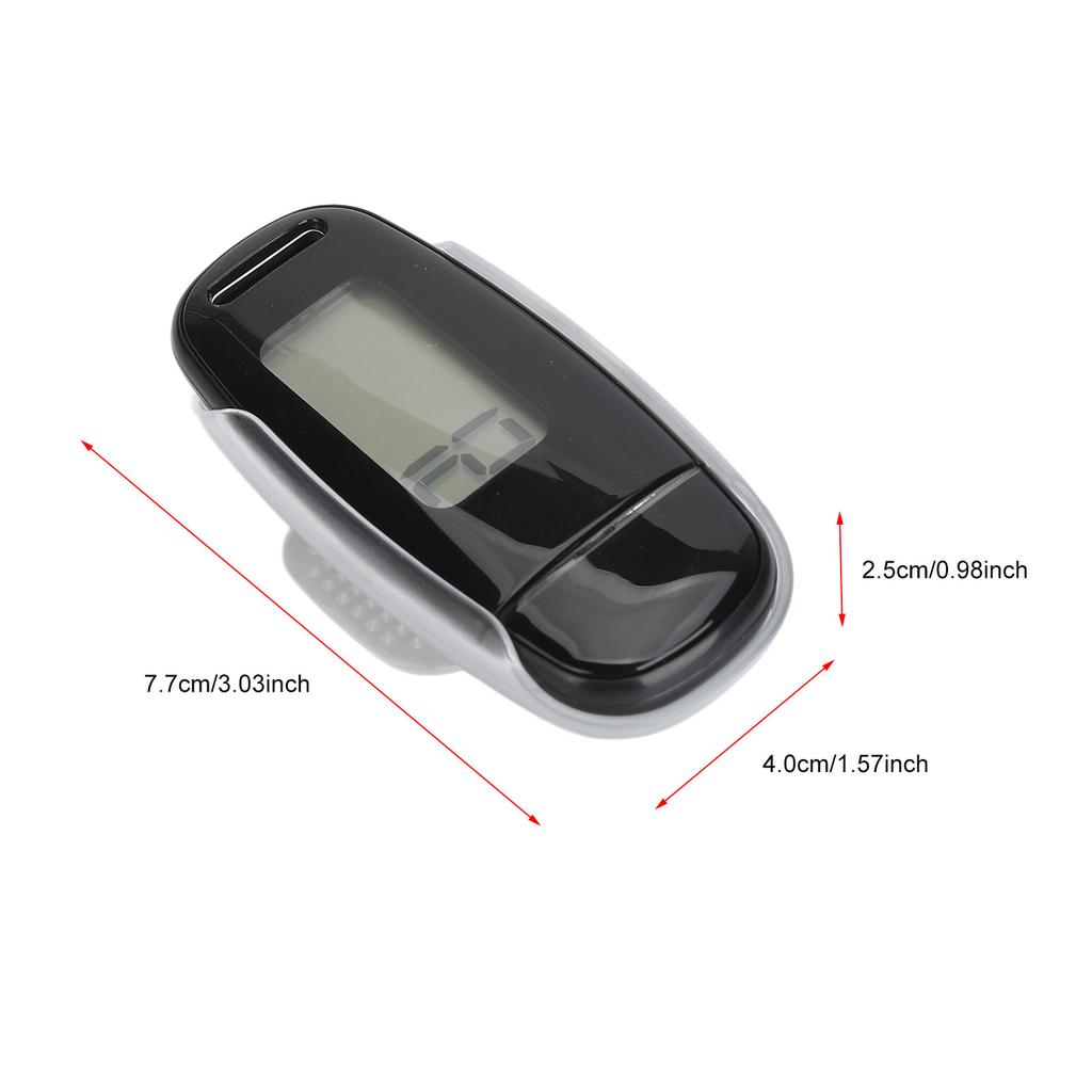 Pedometer Step Counter Large LCD Screen USB Rechargeable Accurate Portable Lightweight Pedometer with Lanyard for Women Men Kids