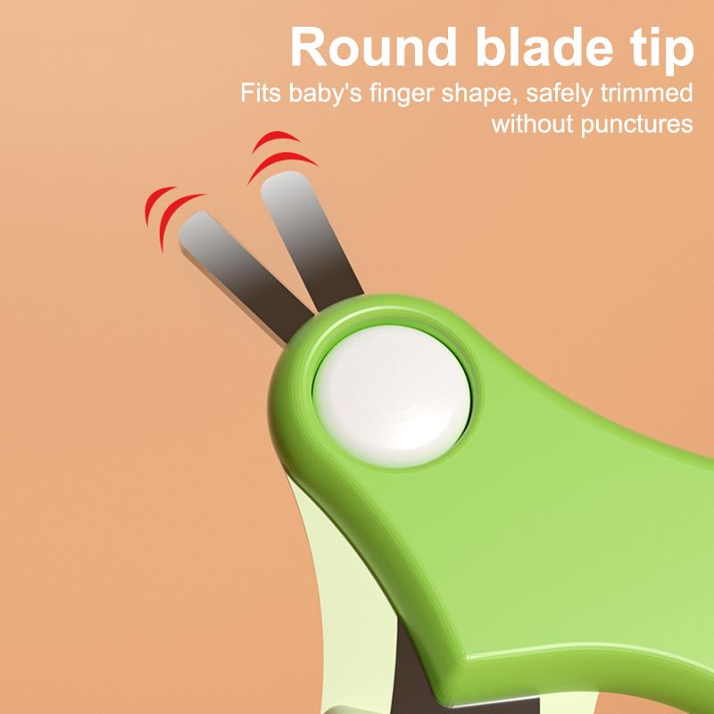 4PCS Newborn Baby Nail Scissor Baby Nail Care Tool Kid Safe Portable Nail Clipper Trimmer Tweezer With Box Children Manicure Kit