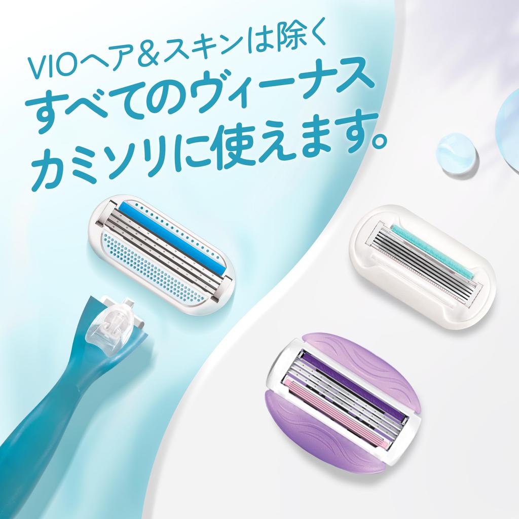 Gillette Venus Women’s Razor Replacement Blades 3 Pieces Smooth