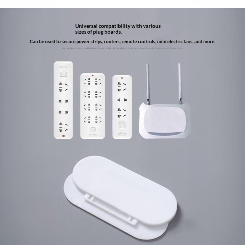 Self Adhesive Power Strip Holder No Drill Removable For Home Office Dorm Kitchen