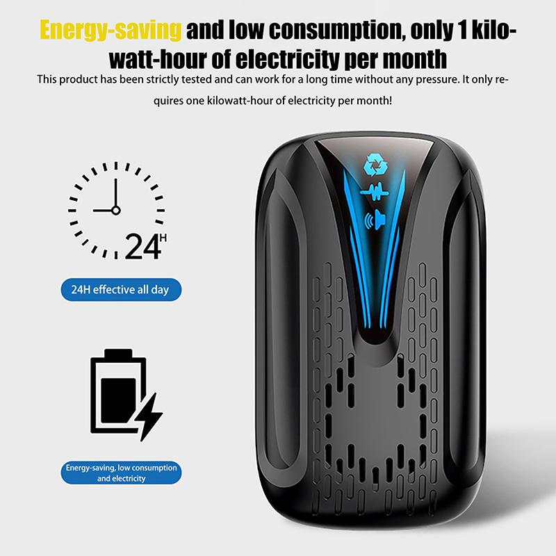 Ultrasonic Mosquito Repellent Ultrasonic Mouse Repellent Display Frequency Conversion Insect Repellent Cockroach Mosquito