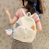 Adorable Soft Girls' School Backpack With Cartoon Design Perfect For Kindergarten Use