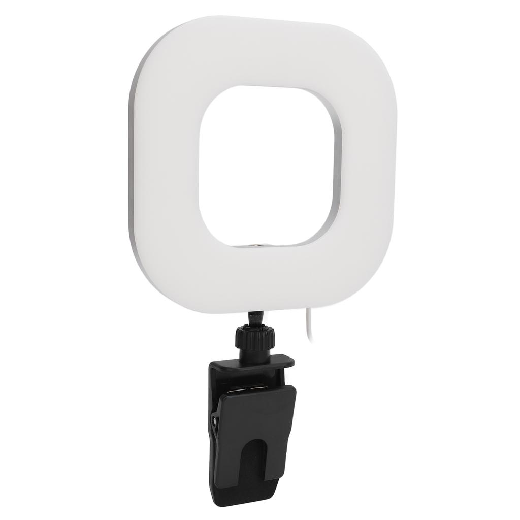 USB Video Light 10 Brightness Level 5 Color 1500lm 72 LEDs Clip On Laptop Lamp with Tripod for Live