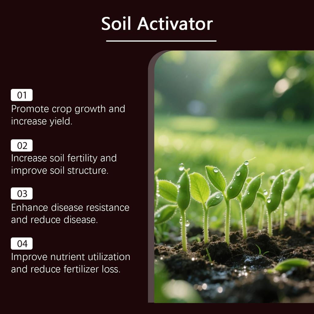Yegbong soil activator, improve loose soil, supplement plant nutrients, household gardening planting curing agent 120g