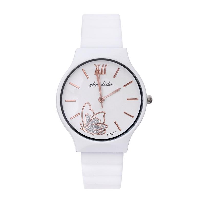 

Cute Silicone Belt Ladies Watch Small Fresh Simple Versatile Student Quartz Watch Women