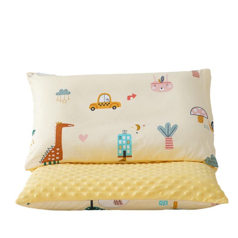 Children's Double-Sided Cartoon Cotton Bean Pillow - High Elasticity