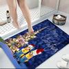 1Pc Christmas Minions Snowscape Carpet Rug Soft Washable Antislip Home Living Room Sofa Mats Personalized Christmas Rug
