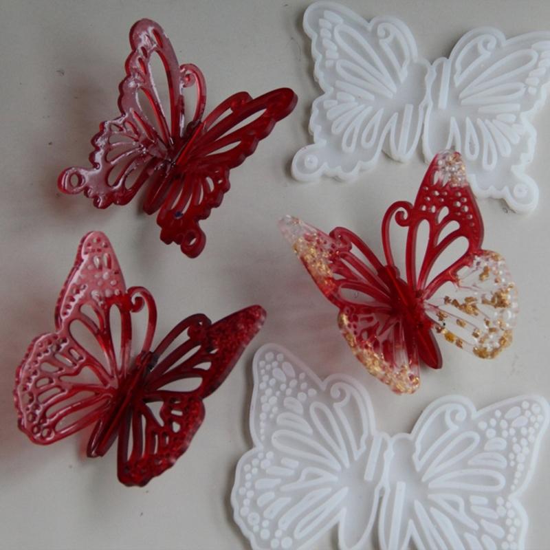 Silicone Fondant Mould Multipurpose Butterfly Chocolate Mould Easy To Clean Designs for Desserts and Cake Accessories