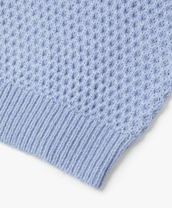 Le Mad Aran Wool Pk Knit - Sky
