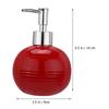 1Pcs Press Ceramic Lotion Bottle Pump Dispenser for Travel Camping Bathroom Makeup Pump Dispenser Ceramic