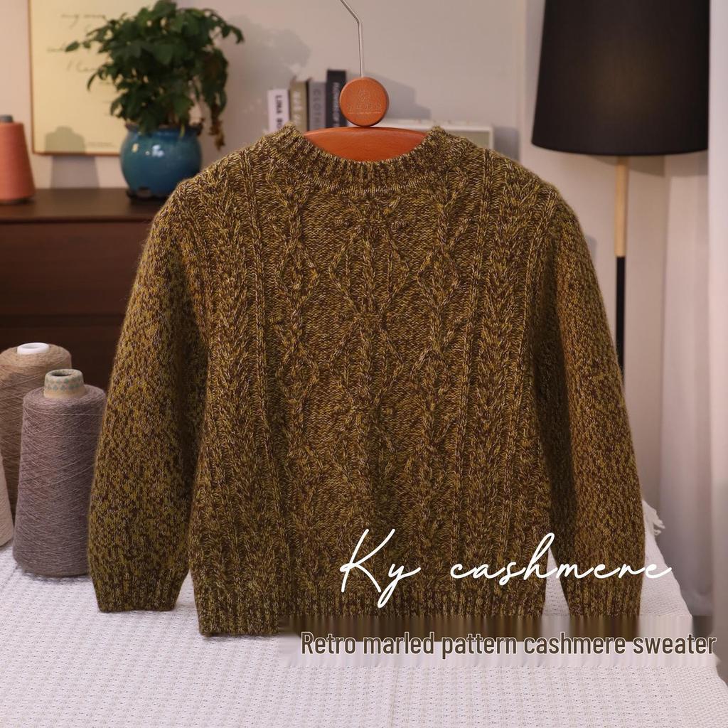 Little Sheep Baby Cashmere Sweater: Double-ply Thick Knit for Infants and Toddlers