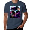 Purple Helmet Good Tshirt Vintage Print Crew Neck Tee Tshirt