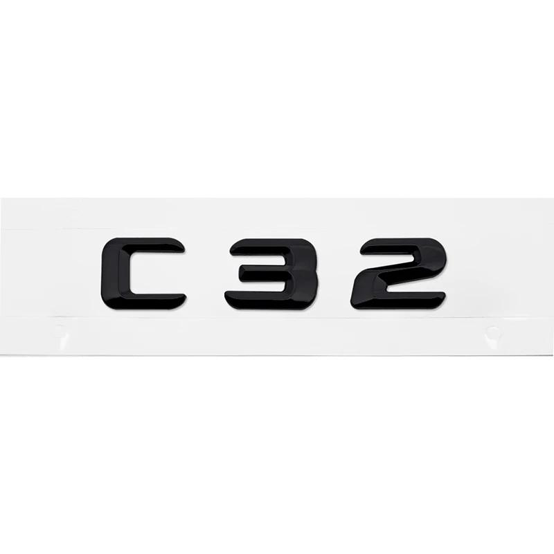 3D Car Tail Letter Stickers Badge for Mercedes Benz C Class C32 C36 C43 C55 C63 C180 C200 C220 C230 Auto Rear Trunk Emblem BA1