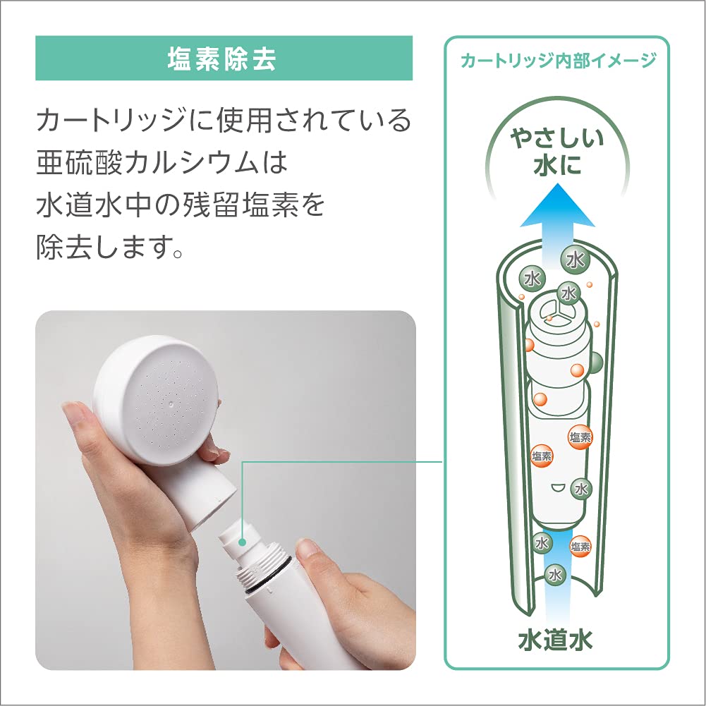 SANEI Thermostatic Shower Mixer Faucet with Purified Water Switch and Bubble Fully Ultra-Fine Generation, Plated, SK18CS76-13