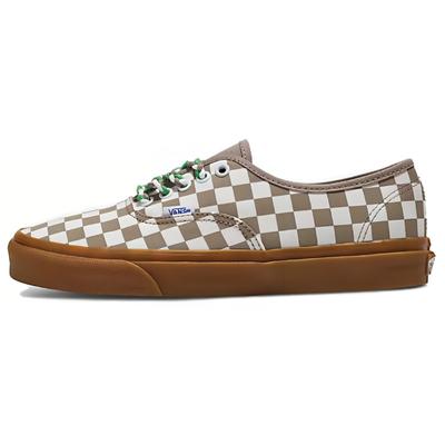 Authentic Checkerboard - Moon Rock Gum Unisex Sneakers Grau Weiß VN0009PVCH8