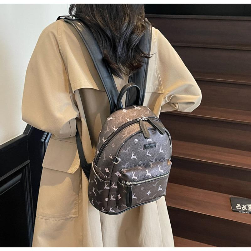 Backpack Women's Large Capacity Casual Versatile Student School Bag Street Trend High Value Travel Backpack