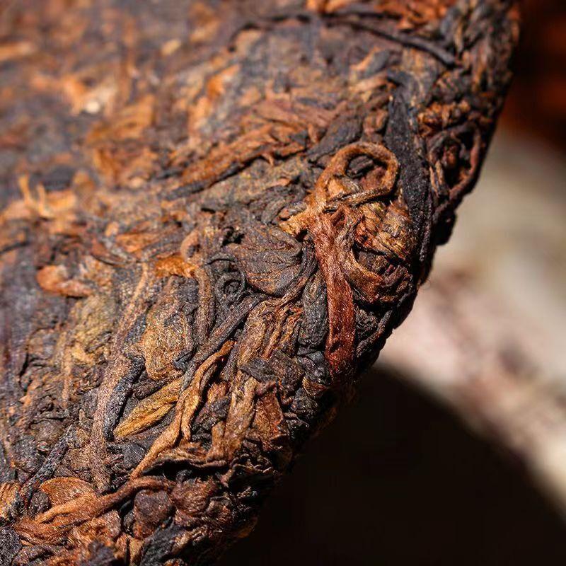 357g Iceland Ripe Puerh Tea Cake Yunnan Bingdao Old Pu-erh Cooked Tea Pu'er Tea