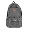 Schoolbag retro denim backpack women's 1011 new large-capacity casual Korean version old schoolbag student class backpack