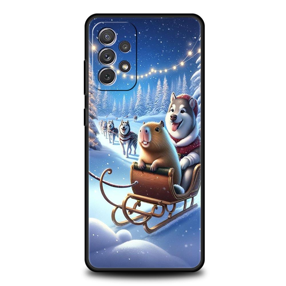 

Capybara Phone Case For Samsung Galaxy A17 A07 A55 A35 A25 A15 A05s A33 5G A31 A23 A21s A13 A41 A73 A53 A51 A71 A03s S10 Cover Samsung A07