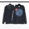 American Version of Angel Death Metal Band Retro Washed Old Hooded Sweater Hoodie Men and Women