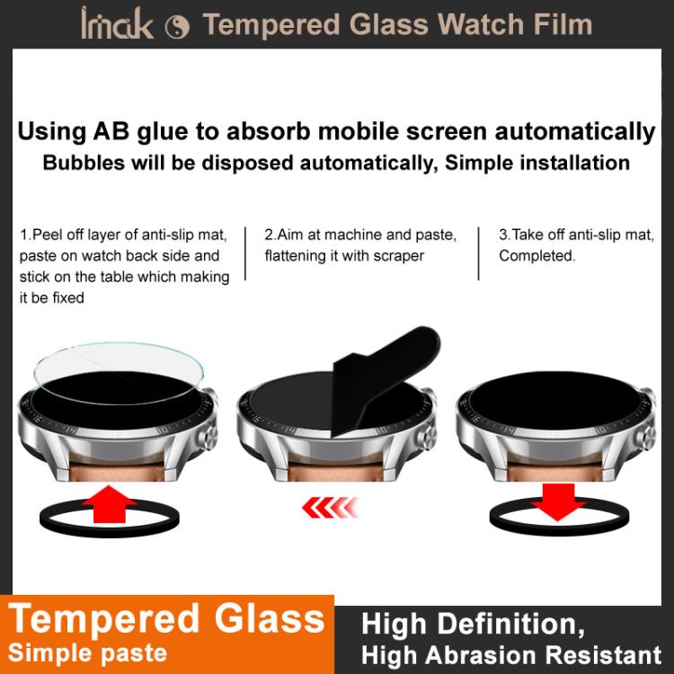 Tempered Glass Watch Screen Protective Film For Xiaomi Watch S5 46mm, HD Anti-Scratch Smart Watch Glass Film
