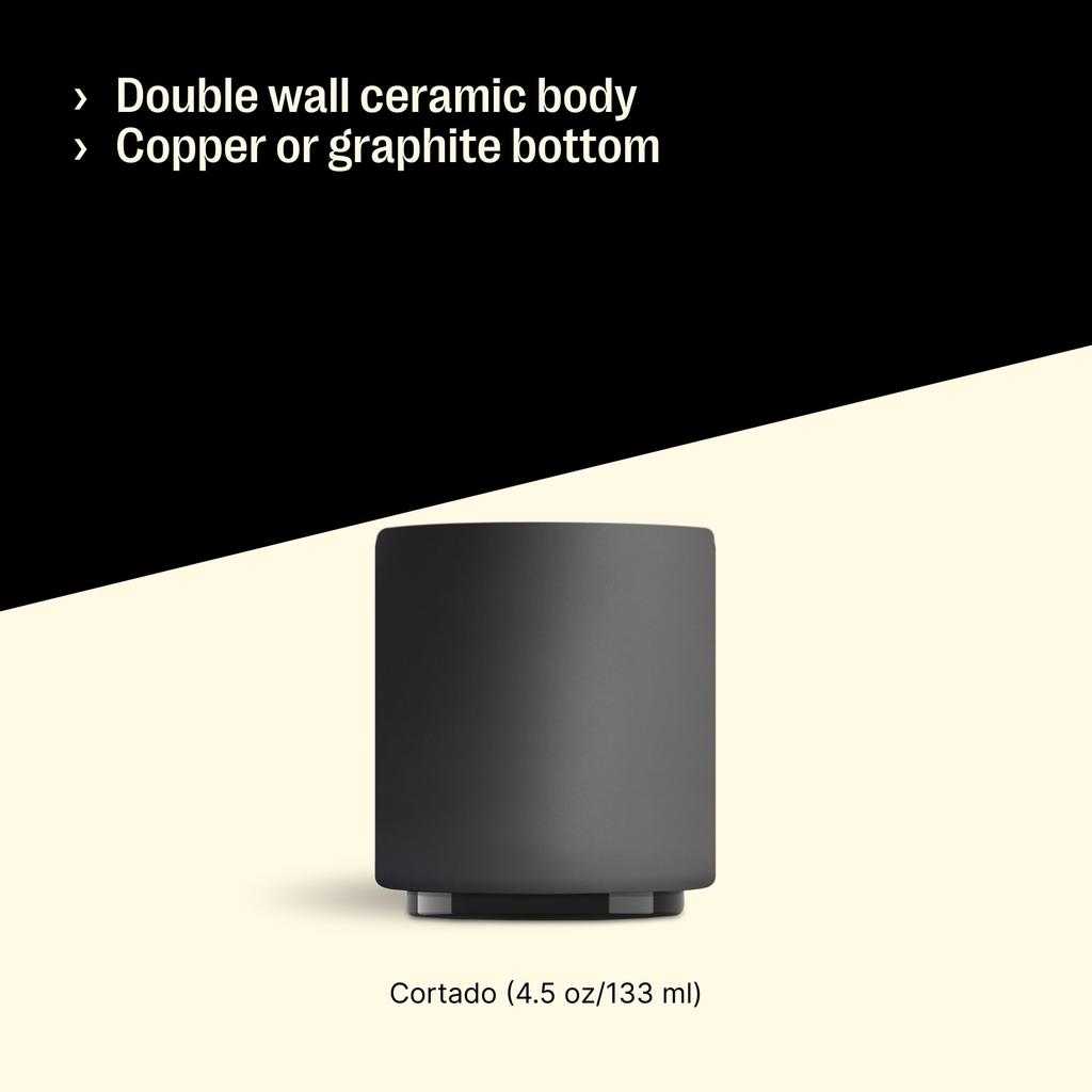 Fellow Monty Milk Art Cups, Official Manufacturer Monty Cups, Coffee Cups for Latte Art, Cafes, Baristas, Stylish, Double-Insulated, Ceramic []