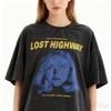 T-shirt Film Lost Highway David Lynch T-shirt Film Classico alla Moda Nera Unisex Classica Maglietta Gildan 5000 Streetwear Top