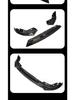 BMW 3 Series G20/G28 LCI Black Warrior Front Lip Carbon Fiber Spoiler Body Kit