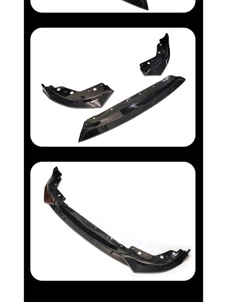BMW 3 Series G20/G28 LCI Black Warrior Front Lip Carbon Fiber Spoiler Body Kit