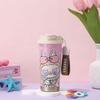 316 Stainless Steel Insulated Cup with Shan Hai Jing, Sanrio, Stitch, and Pikachu Patterns, Straw Included.