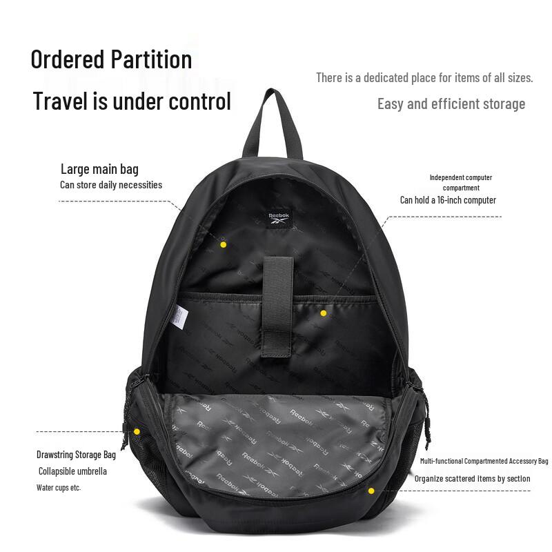Reebok Large Capacity Travel Laptop Backpack