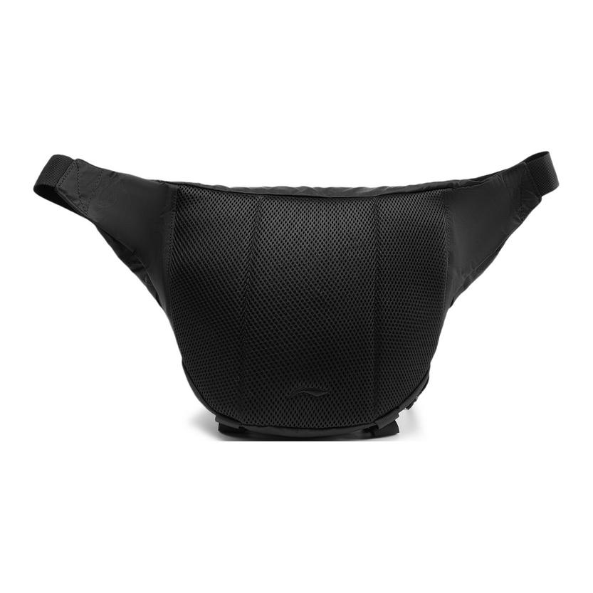 Li Ning CF Minimalist Versatile Polyester Shoulder Crossbody Chest Bag Unisex Bags Black ABLV035-1