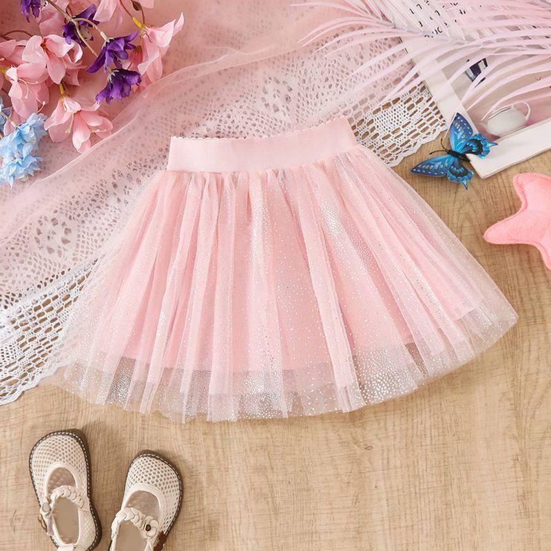 Girls' Half Length Skirt Summer New Style Skirt Little Girl Baby Pleated Short Skirt Sunflower Four Season Half Length Skirt