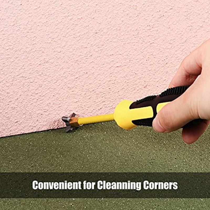 4 In 1 Tungsten Steel Grout Removal Tool Ceramic Tile Grout Remover Tile Gap Cleaner Cone for Floor Wall Seam Cleaning Hand Tool