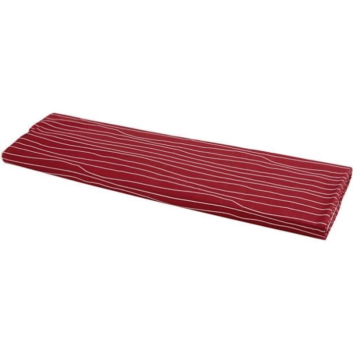 Tissu, L: 145 Cm, 140 G/M2, Rouge/Blanc, 10M