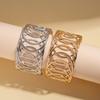 Metal hollow circle open bracelet fashion geometric bracelet temperament jewelry