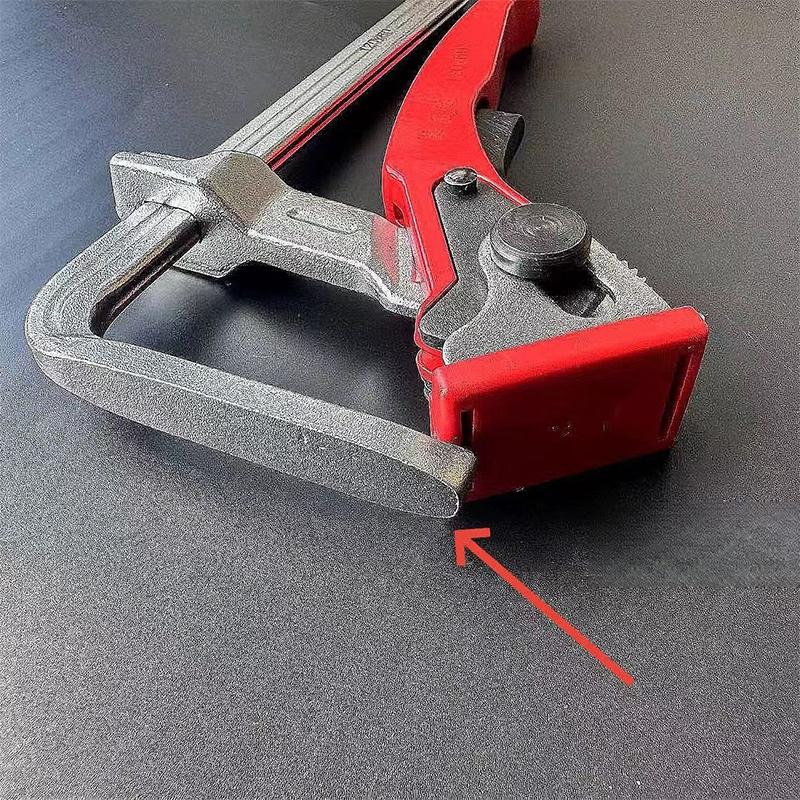 Rychloupínací ráčnová vodicí lišta Svorka Tesařská F svorka Těžká lištová svorka S protiskluzovou podložkou Pro Mft stůl a vodicí lištu