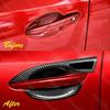 4Pc Carbon Fiber Style Door Handle Bowl Cup Cover Trim Fit For Mazda 3 2019-2023