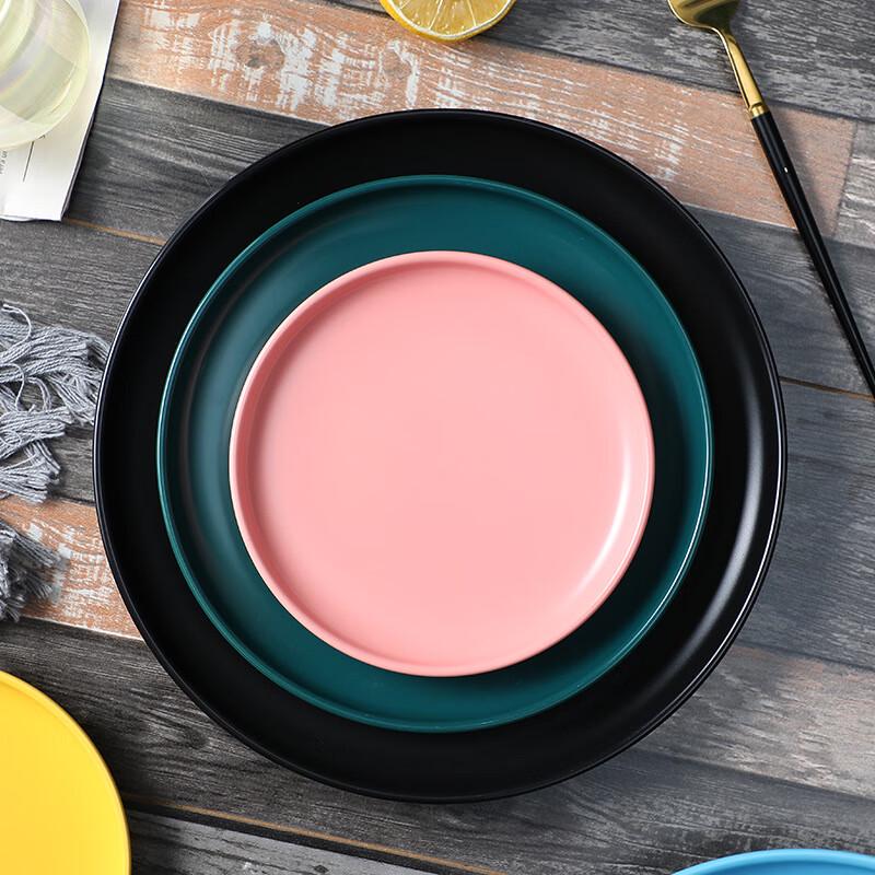 Nordic Style Matte Ceramic Dinner Plate 10 inches
